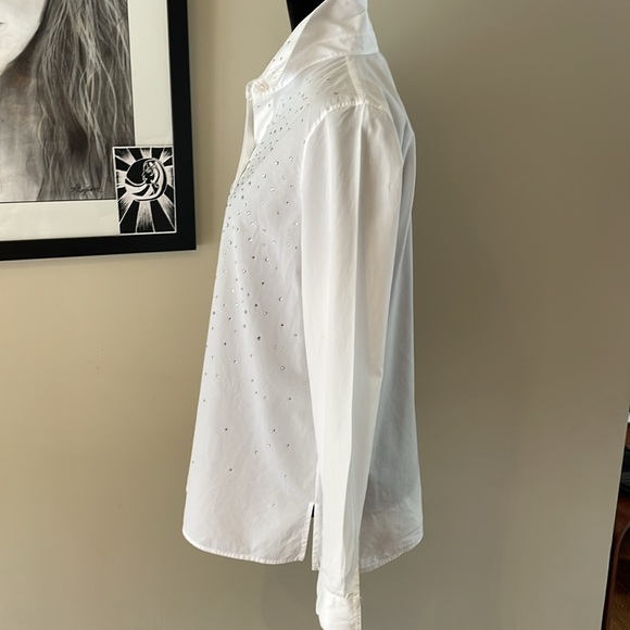 Doncaster rhinestone button down dress shirt (10) - Picture 6 of 8